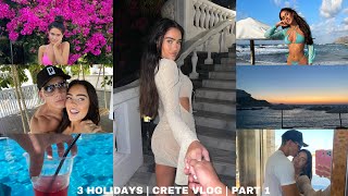 HOLIDAY VLOGS  CRETE  PART 1 [upl. by Nytsirc]