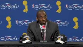 2009 NBA Finals Game 2 Kobe Bryant PostGame Interview HQ [upl. by Maurits]