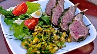 Recipe for Grilled Rack of Lamb [upl. by Aleta951]