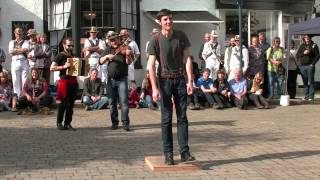 Jake amp Dan Appalachian dancing at Bromyard Folk Festival 2015 [upl. by Ecnarolf]