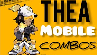 Brawlhalla mobile Thea easy combos [upl. by Leahcar]