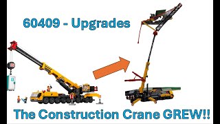 LEGO 60409  Upgrades to the Mobile construction crane [upl. by Kiernan632]