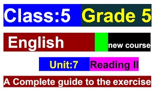 Grade 7 English Third Term Test 2023  Model Paper 2 [upl. by Nwahsyd]