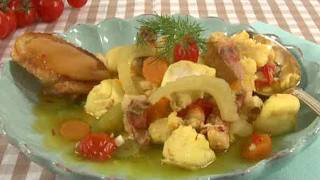 Rezept Bouillabaisse  Französische Fischsuppe mit leckerer Rouille [upl. by Hairam]