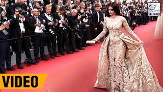 Sonam Kapoor Wears Most EXPENSIVE Diamond Jewels At Cannes 2017  LehrenTV [upl. by Teteak]