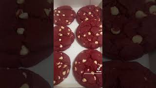 Red velvet cookies cookies whitechocolate fyp sacramento sogood foryou sharing dessert yum [upl. by Jeralee]