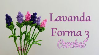 Lavanda crochet forma 3🪻 [upl. by Blondy]