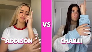 Addison Rae Vs Charli D’amelio TikTok Dances Compilation Rewind 2020 [upl. by Pardo449]