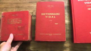 Dictionnaire des médicaments vidal évolution sur 80 ans [upl. by Averyl]