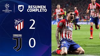 Atlético de Madrid 20 Juventus – GOLES Y RESUMEN COMPLETO – IDA OCTAVOS DE FINAL – UEFA Champions L [upl. by Jodi666]