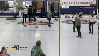 Dominique Vivier vs Isla Holmes  Draw 9  Stu Sells U18 Curling Tankard [upl. by Lleznov]