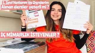 İÇ MİMARLIK SERÜVENİM 🚀 amp Tüm notlarım aldığım dersler [upl. by Lamrej]