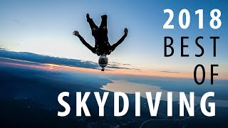 BEST OF SKYDIVING 2018 [upl. by Earissed573]