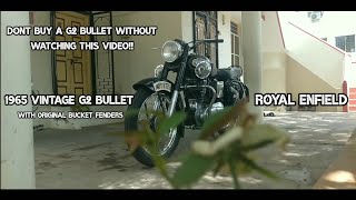 1965 Vintage G2 Bullet Detailed Review l Old Royal Enfield l Bullet Riders [upl. by Buford]