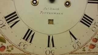 Antique Scottish longcase clock Circa 1800 John Smith Pittenweem [upl. by Johns]