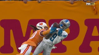 Jameson Williams Long Touchdown Catch [upl. by Enelra334]