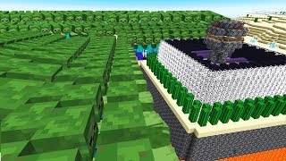 100000 ZOMBIES VS SAFEST MINECRAFT HOUSE [upl. by Aiahc80]