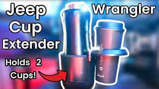 Spigen Cup Holder  The Perfect Cup Extender for Jeeps [upl. by Atiniuq]