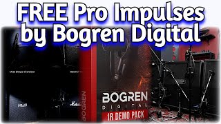 Incredible FREE Impulse Responses Pack For Guitar by Bogren Digital  Clean Rhythm amp Lead  Review [upl. by Yenffad]