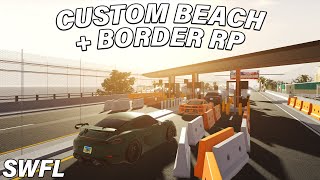 CUSTOM BEACH  BORDER ROLEPLAY  ROBLOX  Southwest Florida [upl. by Ydissahc]