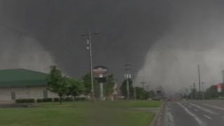 Massive Tornado Devastates Oklahoma City Area Dozens Killed [upl. by Aikas267]