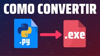 Como Crear un Archivo Ejecutable Python Convertir PY a EXE [upl. by Htnicayh363]