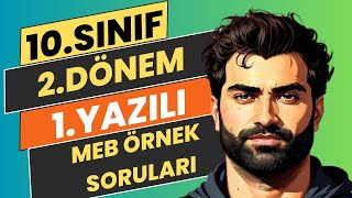 10SINIF İNGİLİZCE 2DÖNEM 1YAZILI SORULARI  MEB ÖRNEK YAZILI SORULARI [upl. by Nnylirej]