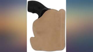 Barsony New Natural Tan Leather Pocket Holster for 2quot SnubNose 38 357 Revolvers review [upl. by Boj]