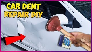 Car Dent Repair With Vaseline and Toilet Plunger DIY [upl. by Fredrika]