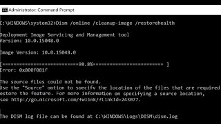 How to Fix The Source Files Could Not Be Found Dism Error [upl. by Marita122]