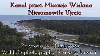 Kanał przez Mierzeję Wiślaną NIESAMOWITE UJĘCIA [upl. by Mccandless]