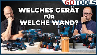 Gotools klärt auf Welche Bohrmaschine für welchen Einsatz Die Experten helfen [upl. by Beka]