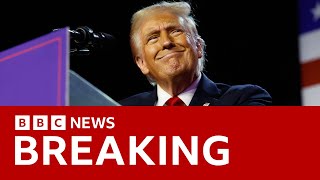 US election Donald Trump declares victory  BBC News [upl. by Kehoe]