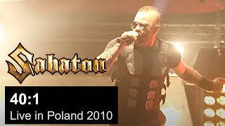 SABATON  401 Live in Poland 2010 OFFICIAL LIVE [upl. by Amitak14]