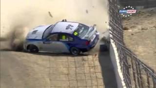 WTCC 2012 Sonoma Tedeschi Massive Flip Crash [upl. by Rew865]