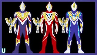 Ultraman Trigger Multi Type Power Type Sky Type [upl. by Annmarie]