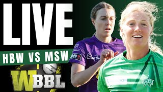 WBBL Live  MSW vs HBW live  Big Bash womens t20 live  bbl live match today  Big bash live [upl. by Coshow]