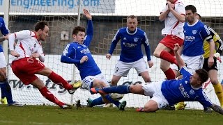 Highlights Peterhead v Stranraer  28th Mar 2015 [upl. by Iatnwahs]