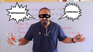 NCLEX 101  Extravasation vs Infiltration [upl. by Cob811]