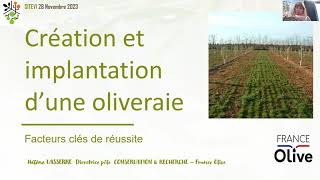 SITEVI 2023  Conférence  Création et implantation dune oliveraie [upl. by Fessuoy]