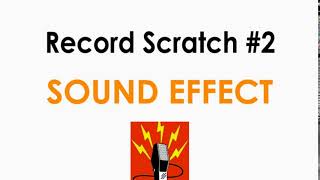 Record Scratch 2 Sound Effect ♪ [upl. by Brennen]