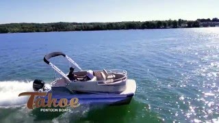 2016 Tahoe Sport Series Pontoon Boats [upl. by Sabba]