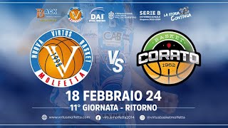 DAI OPTICAL VIRTUS MOLFETTA 🆚 BASKET CORATO [upl. by Farhsa]