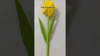 Origami Tulip Flower  Origami Flower Paper TulipOrigami Tulip 🌷  Easy way to make a Tulip flower [upl. by Melanie]