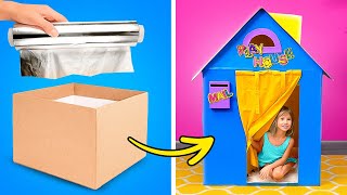 Amusement Créatif pour Parents  Maison de Jeux DIY Créations en Carton amp Astuces Excitantes  🏠✂️ [upl. by Nitsug]