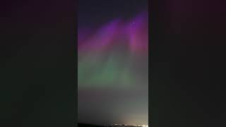 Northern lights real time video beautiful colours aurora northernlights auroraborealis [upl. by Sidney]