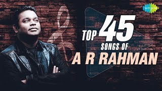 TOP 45 Songs of AR Rahman  One Stop Jukebox  SPBalasubrahmanyam Hariharan  Telugu  HD Songs [upl. by Nwaf325]