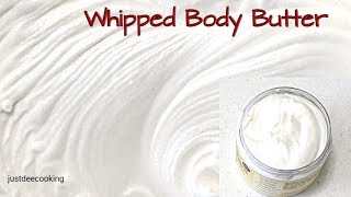 DIY Whipped Body Butter  All Natural Body Butter [upl. by Gabriello]