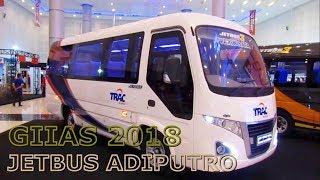 HINO DUTRO JETBUS 3 JUMBO ADIPUTRO KAROSERI  INTERIOR EXTERIOR WALKAROUND 2018 GIIAS SURABAYA [upl. by Eitsim273]