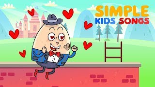 Humpty Dumpty  Song for Children  Simple Kids Songs  Music Video for Kids [upl. by Eromle]